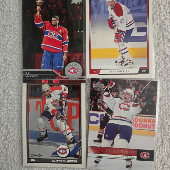 16-Card Montreal Canadiens Lot - P.K. Subban, Gilmour HOF & Rookies! (Sleeved) - Picture 2 of 8